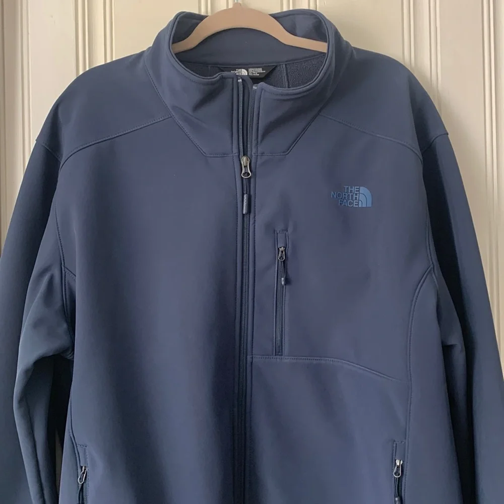 North Face Softshell Jacket Blue Size XXL - Picture 1 of 7